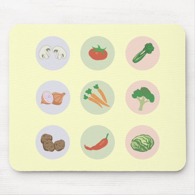 Vegetables Mousepad (Front)