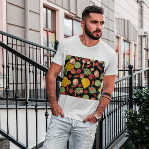 Vegetables Pattern T-Shirt