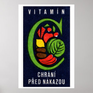 Vegetables Protect Against Infection - Matchbox Poster