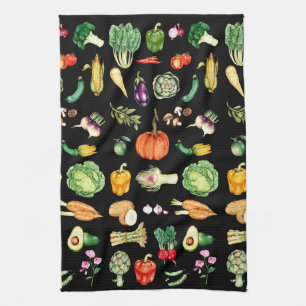 Vegetables Tea Towel