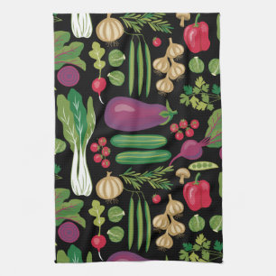 Vegetables Tea Towel