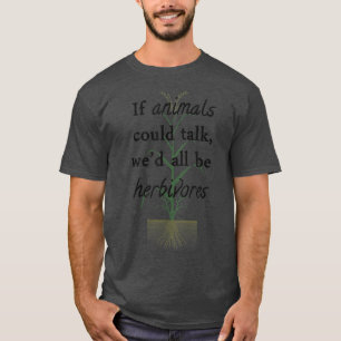 Vegetarian And Herbivore Apparel For Plant Based D T-Shirt