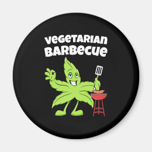 Vegetarian Barbecue Magnet