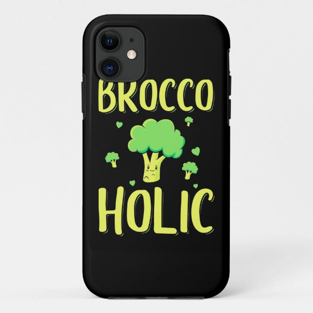 Vegetarian Brocco Holic Case-Mate iPhone Case (Back)