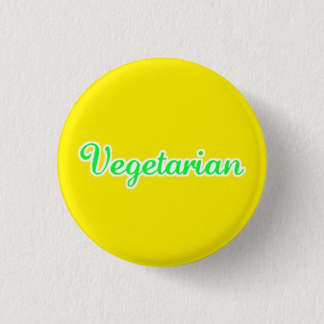 Vegetarian Button (Front)