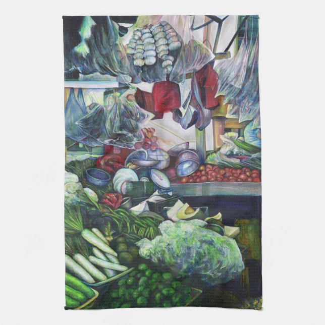 Vegetarian Clubs Meets Here on Tuesday's Afternoon Tea Towel (Vertical)