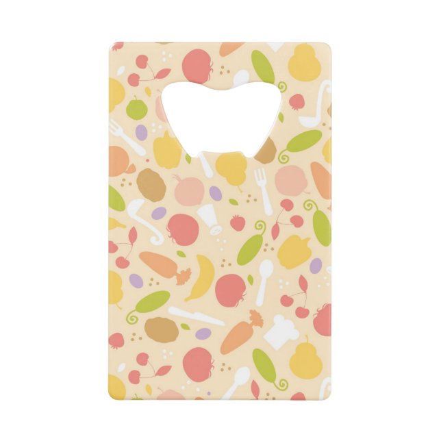 Vegetarian cooking pattern background (Front)