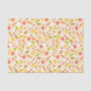 Vegetarian cooking pattern background tissue paper