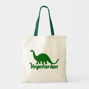 Vegetarian Dinosaur Tote Bag