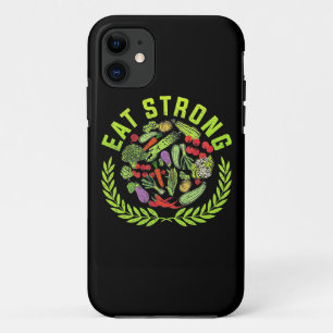Vegetarian Eat Strong iPhone 11 Case