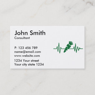 Vegetarian frequency business card