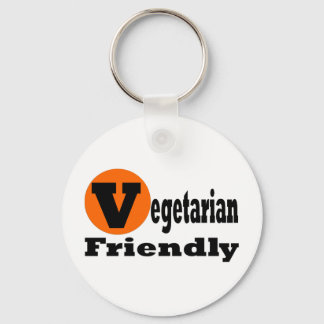 Vegetarian Friendly Key Ring