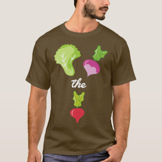 Vegetarian Gift Let Us Turn Up The Beat Vegan Love T-Shirt