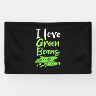 Vegetarian I Love Green Beans Banner
