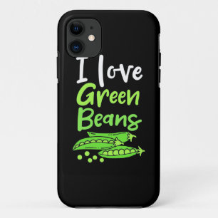 Vegetarian I Love Green Beans iPhone 11 Case