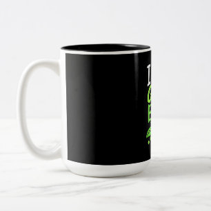 Vegetarian I Love Green Beans Two-Tone Coffee Mug