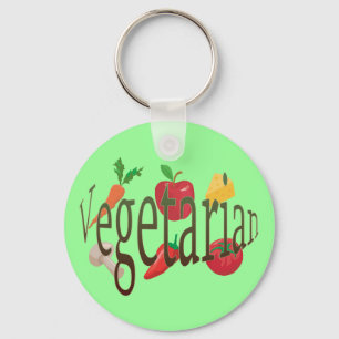 Vegetarian Key Ring