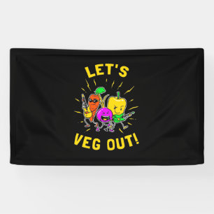 Vegetarian Let Vegan Out Banner