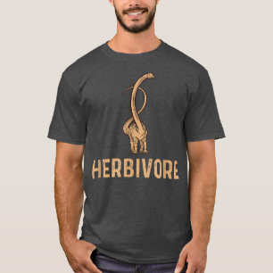 Vegetarian Life Style Herbivore Dinosaur Vegan  T-Shirt