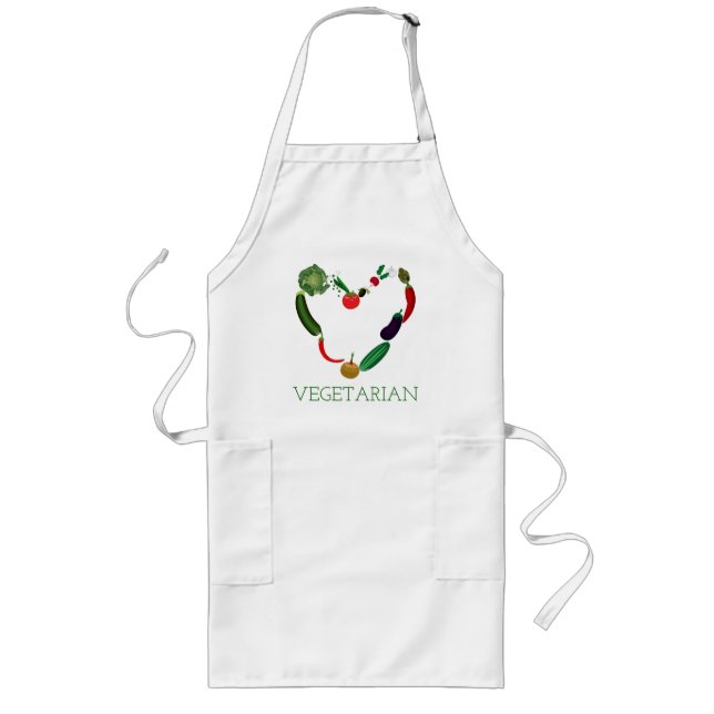 Vegetarian Long Apron (Front)