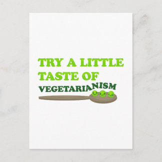 Vegetarian Peas Postcard