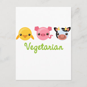 Vegetarian Postcard