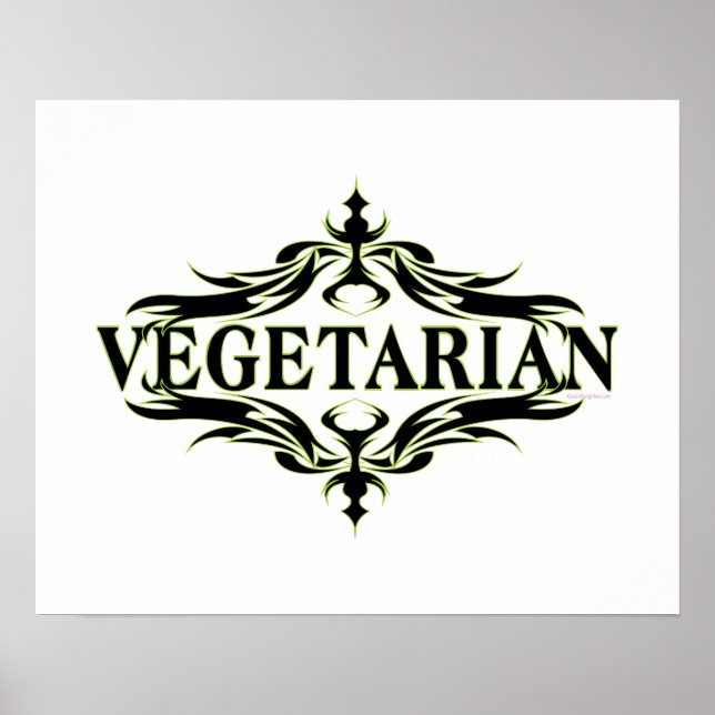 Vegetarian Poster (Front)