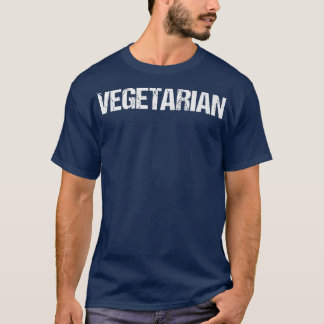 Vegetarian Simple Title T-Shirt