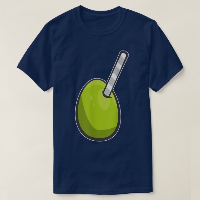 Vegetarian Straw Berry Pun Summer Fruits Funny Veg T-Shirt (Design Front)