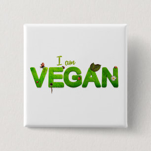 Vegetarian Vegan Love Save Animal Veg Eat Button