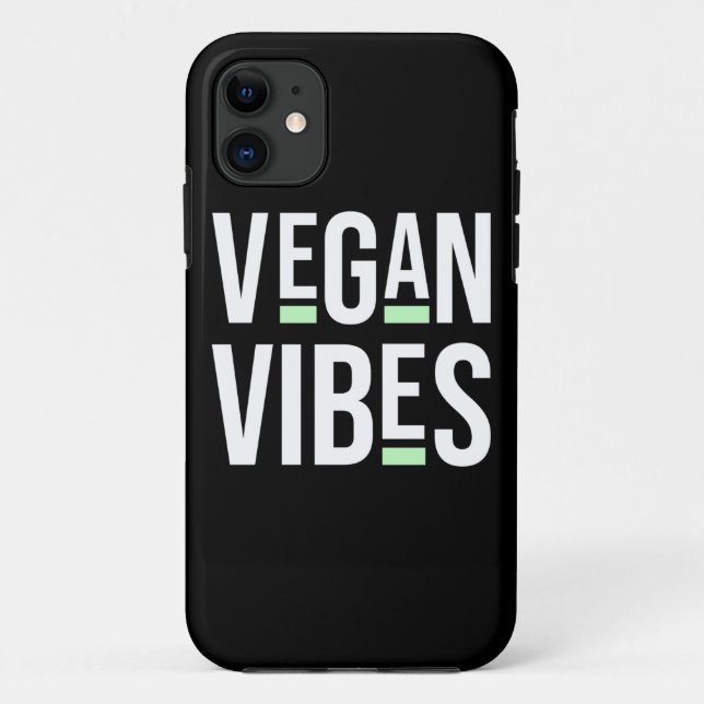 Vegetarian Vegan Vibes Case-Mate iPhone Case (Back)