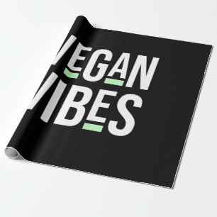 Vegetarian Vegan Vibes Wrapping Paper
