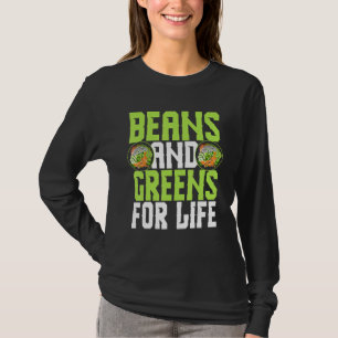 Vegetarian Veggies Beans And Greens Life Vegetable T-Shirt