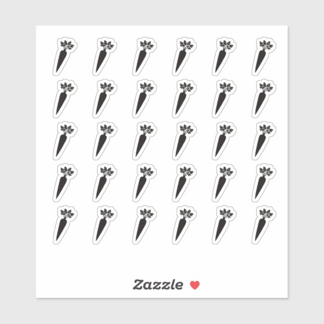 Vegetarian Wedding Place Card Meal Menu Choice (Sheet)