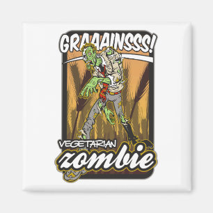 Vegetarian Zombie Magnet