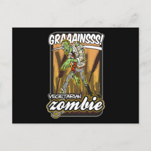 Vegetarian Zombie Postcard