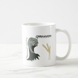 Vegetarian Zombie wants Graaaains! Coffee Mug
