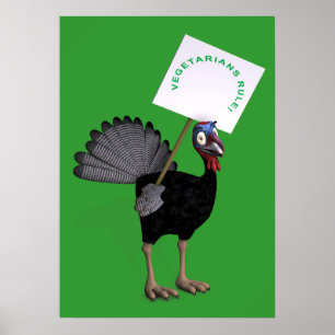 Vegetarians Rule! Poster