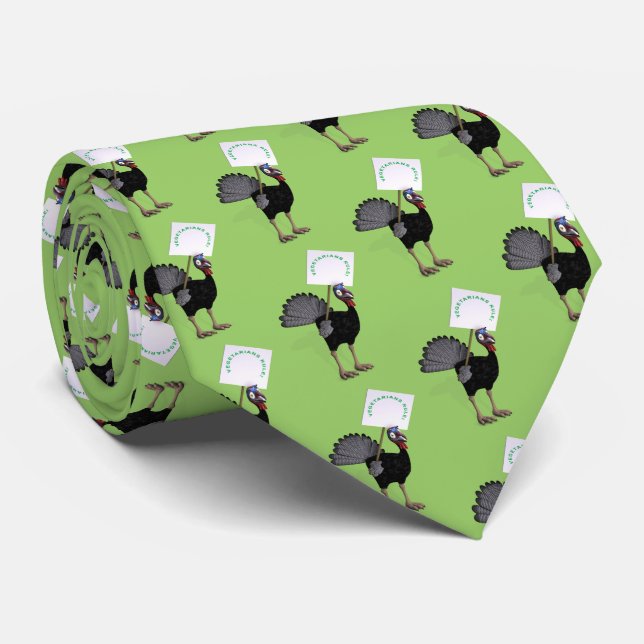 Vegetarians Rule! Tie (Rolled)