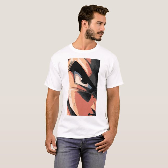 Vegeta's Eye of Determination - Fierce Saiyan Clos T-Shirt (Front Full)
