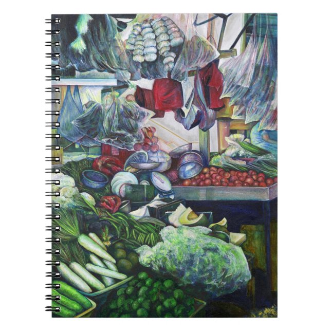 Vegetatian Club Meets Here Notebook (Front)