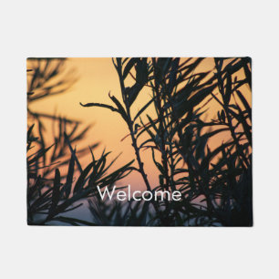 Vegetation at sunset doormat