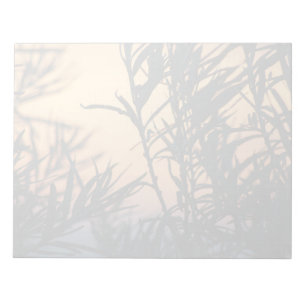 Vegetation at sunset notepad