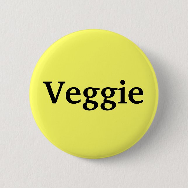 Veggie 6 Cm Round Badge (Front)