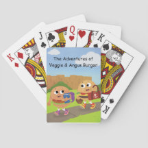 Veggie and Angus Playing Cards