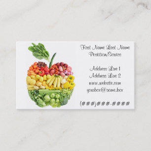 Veggie Apple Business Card