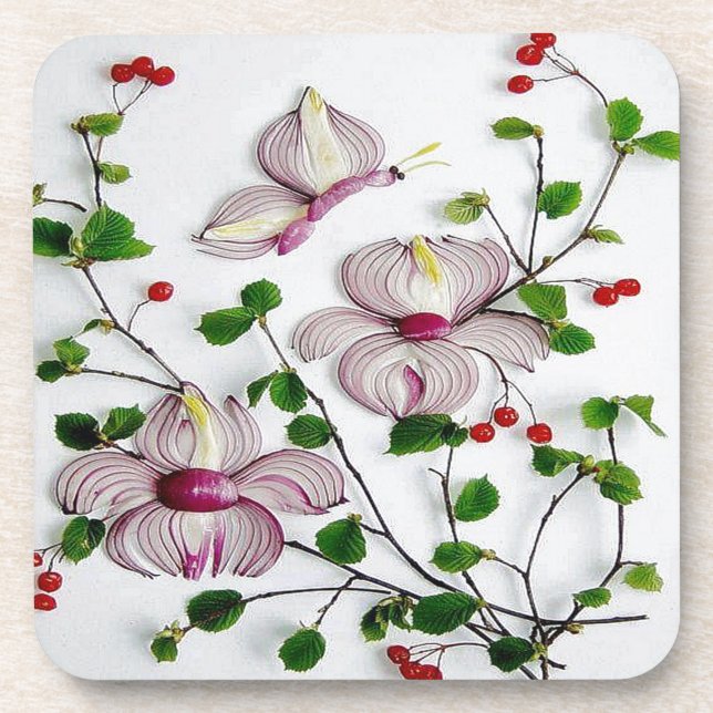 Veggie Art Coaster (Front)