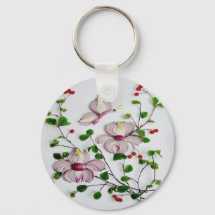 Veggie Art Key Ring