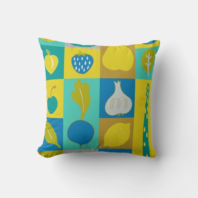 Veggie Blocks I Cushion (Front)