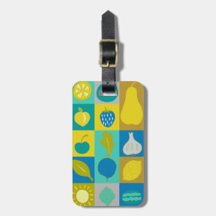 Veggie Blocks I Luggage Tag
